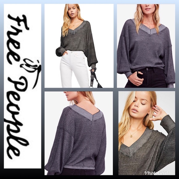 Free People Tops - Free people south side thermal NWT
